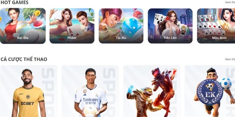 Ưu điểm khi tải app EK88