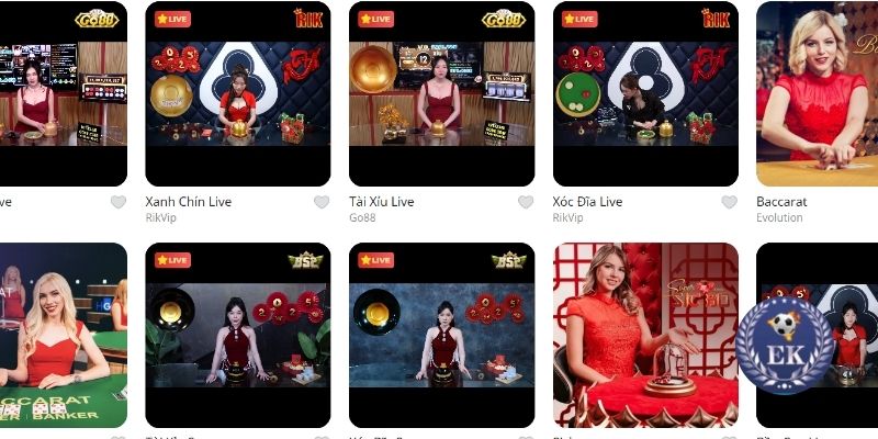 Vì sao nên trải nghiệm sòng bài EK88?
